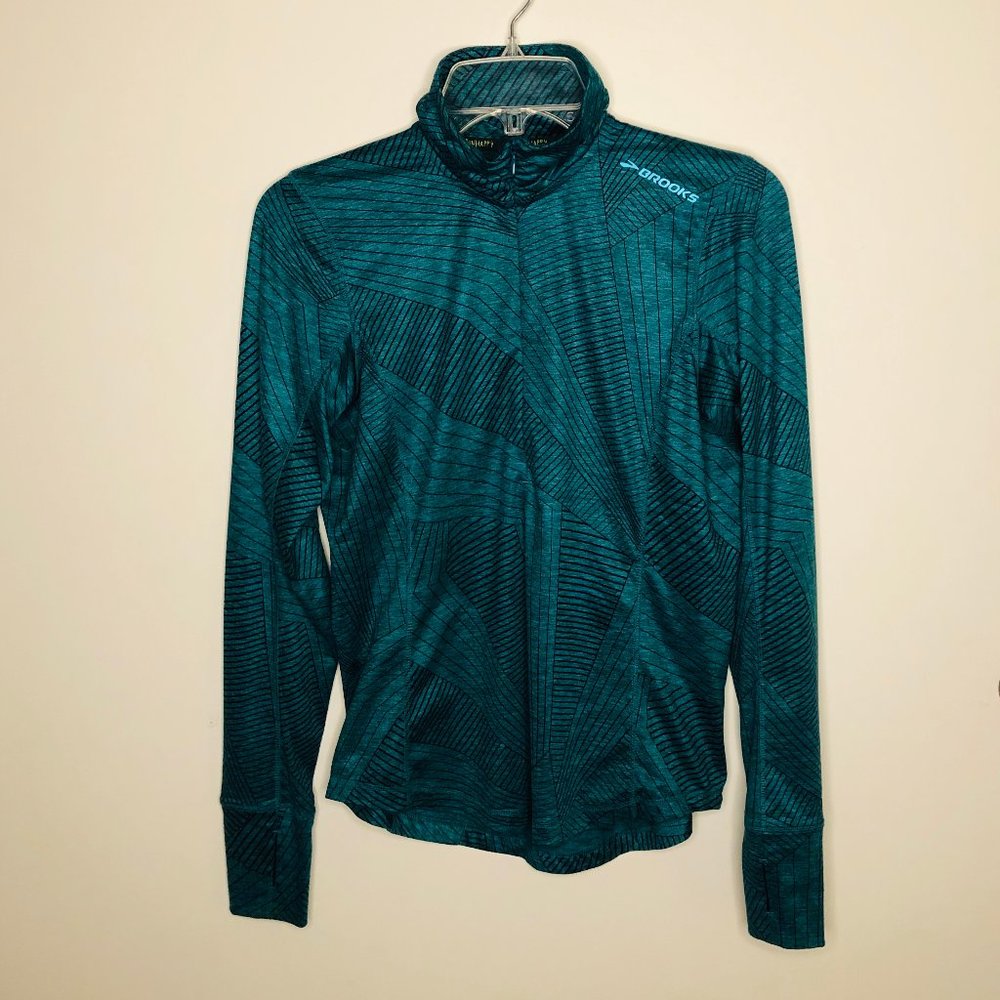 Brooks Silky Half Zip Running Top